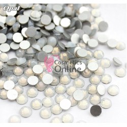 Strasuri din cristale pentru make-up, model Gold SM013AA Alb Opal